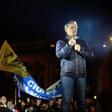 Romanian Prime Minister Dacian Ciolos speaks during a meeting of the National Liberal Party (PNL) in Bucharest, on November 6, 2016