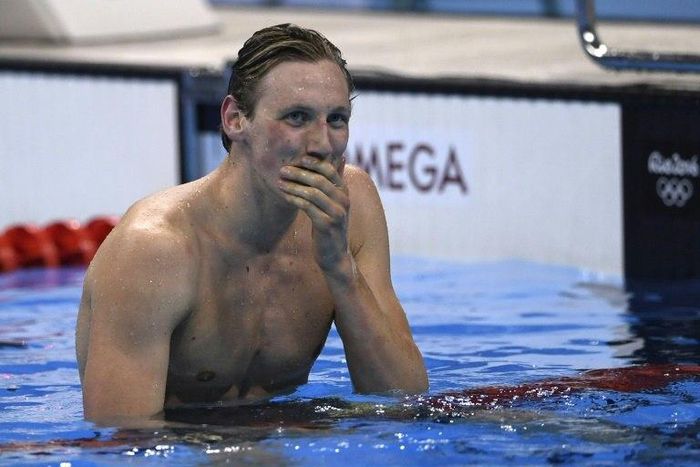 Australia's Mack Horton won the 400m freestyle swimming event at the 2016 Rio Olympics