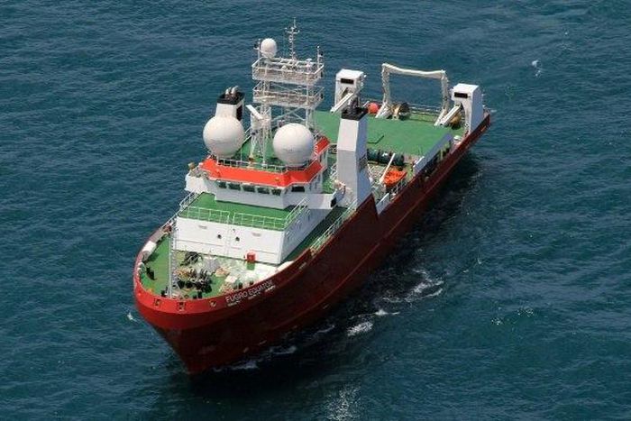 The survey ship Fugro Equator is the last remaining vessel searching for crash debris from the Malaysia Airlines Flight MH370