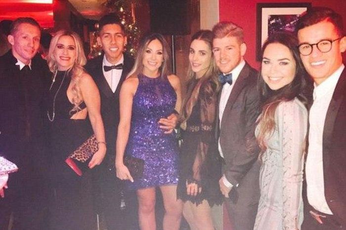 Lucas Leiva, Ariana Lima, Roberto Firmino, Larissa Periera,  Lilia Granadilla, Alberto Moreno, Aine Coutinho, Philippe Coutinho