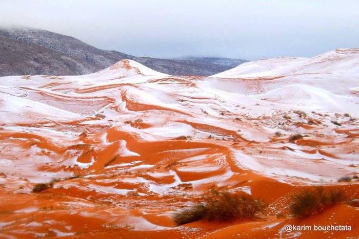 Snow in the Sahara