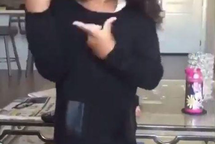 Shai miming Rihanna's BBHMM