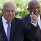 South Africa's Finance Minister Pravin Gordhan gestures as he arrives to deliver his 2016 budget address to the parliament in Cape Town, February 24, 2016.  REUTERS/Mike Hutchings