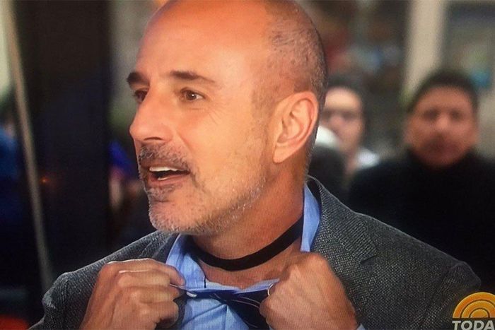 Men are wearing chokers now, but hopefully not for long