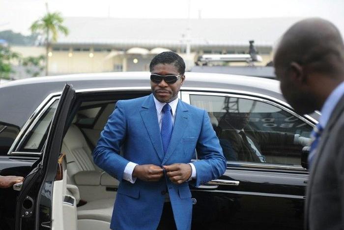 Teodorin Obiang, the son of Equatorial Guinea's president, pictured in 2013, is suspected of using state money to buy a mansion on one of the swankiest avenues in Paris