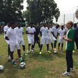 Gernot Rohr and Super Eagles players