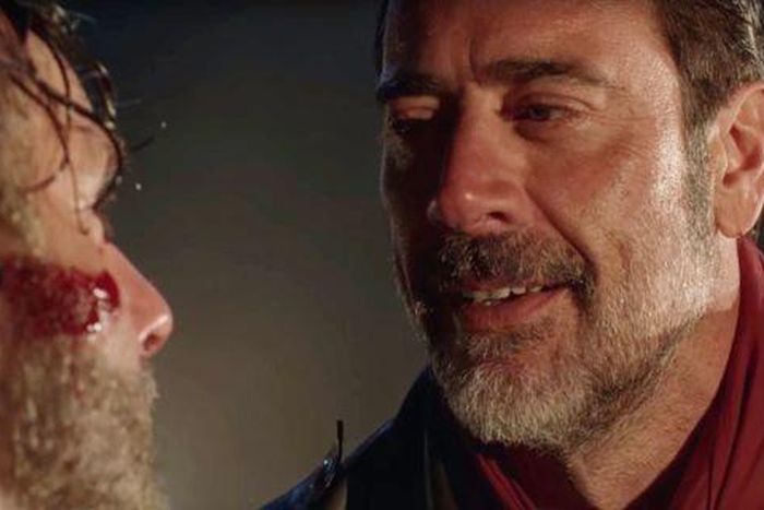 Negan and Rick in season 7