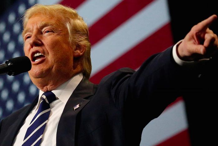 President-elect Donald Trump speaks at his USA Thank You Tour event in West Allis, Wisconsin on December 13, 2016.