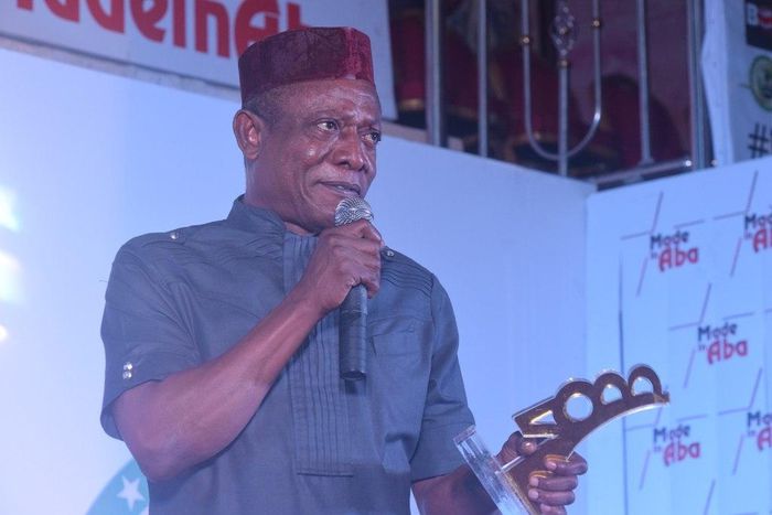 Nkem Owoh at the 2016 Best of Nollywood awards