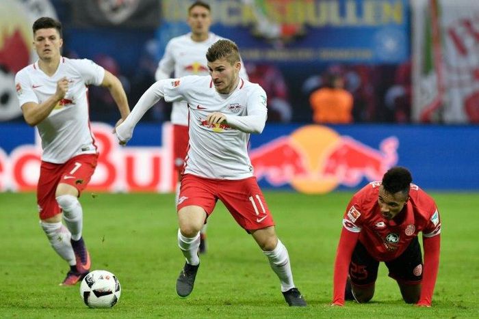 Going into their match against Bayer Leverkusen, Leipzig have a question mark over top-scorer Timo Werner (C), who has an upset stomach