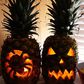 Pineapple jack-o-lantern 