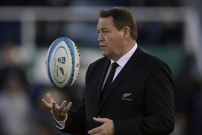 New Zealand's All Blacks head coach Steve Hansen, pictured on October 1, 2016, is named World Rugby coach of the year