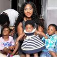 Mercy Johnson and family