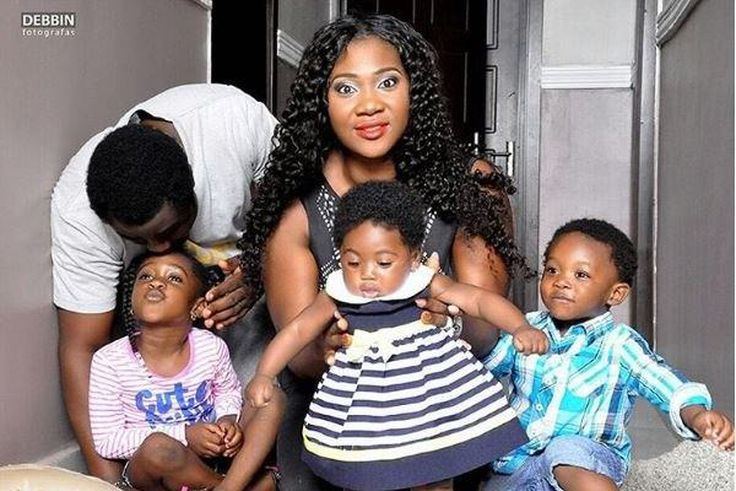 Mercy Johnson and family