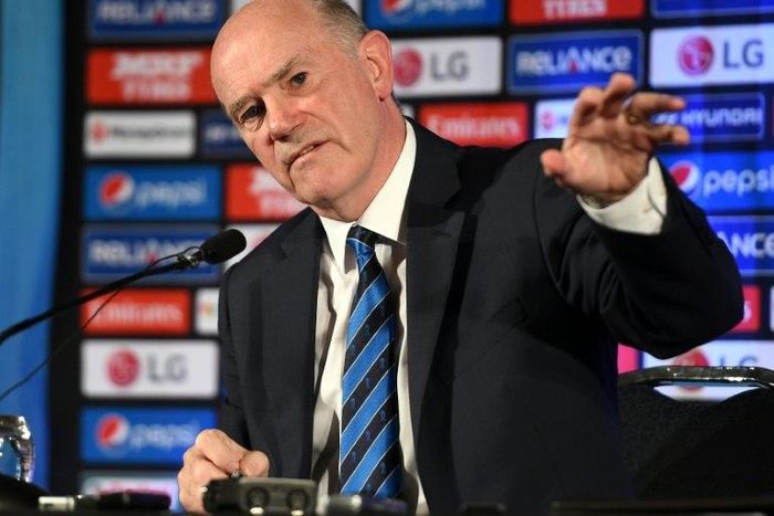 Head of the International Cricket Council's anti-corruption unit Ronnie Flanagan, seen in February 2015, said illegal gambling gangs are using messaging apps like WhatsApp to communicate about developments at matches to give the gangs a betting edge