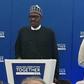 President Muhammadu Buhari speaks at the Commonwealth Tackling Corruption Together Conference in the United Kingdom on May 11, 2016.