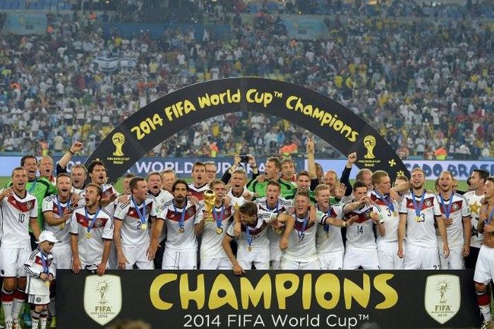 Germany are the current World Cup holders after their 1-0 victory over Argentina in the 2014 final in Rio de Janeiro