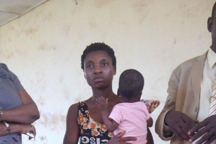 Odinaka Ali and the kids she is accused of trying to sell