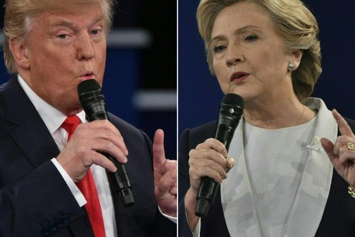 US presidential candidates Donald Trump and Hillary Clinton