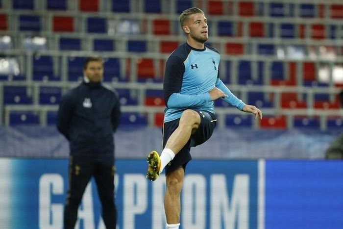 Tottenham's Toby Alderweireld during training