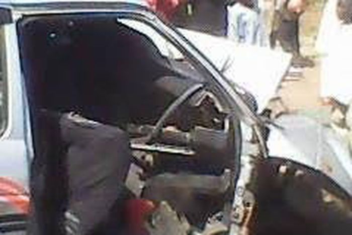 Photos from the auto crash scene