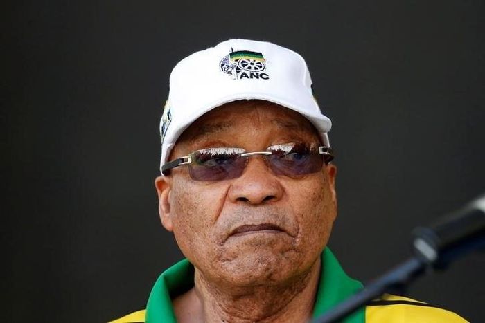 South Africa's President Jacob Zuma waits to address a rally of the ruling African National Congress (ANC), South Africa April 16, 2016. REUTERS/Mike Hutchings