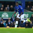 Everton's striker Romelu Lukaku makes a run on goal but fails to score during the English Premier League football match between Everton and Arsenal on December 13, 2016
