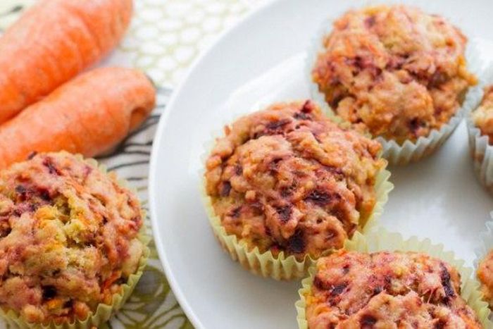 Carrot and beet muffins