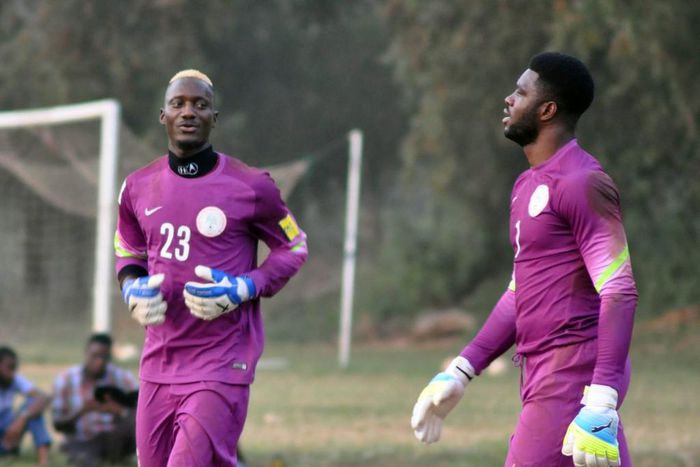 Dele Alampasu and Daniel Akpeyi
