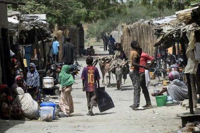 A street in the Lake Chad region's N'Bougoua