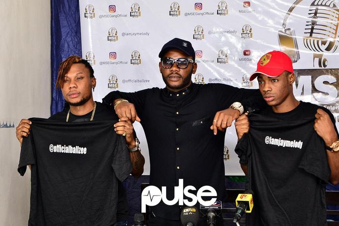 Ballzee, label CEO and Jay Melody