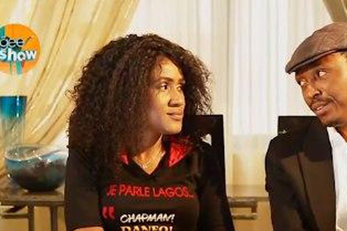 Frank Donga and Ngozi on "The Ngee Show"