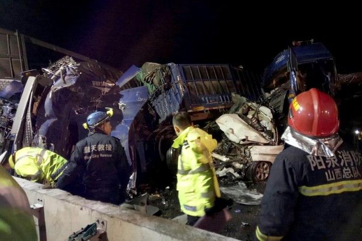 Chinese roads saw 58,000 deaths in more than 180,000 traffic accidents in 2015, authorities say