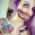 Scary makeup