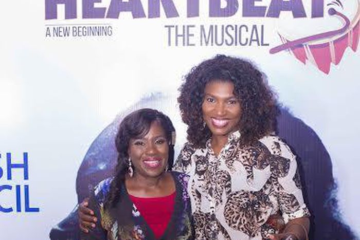 Joke Silva and Ufuoma McDermott at Heartbeat the Musical