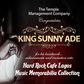 King Sunny Ade-Hard Rock Cafe Lagos-music memorabilia collection