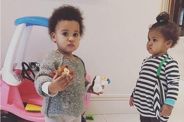 Mikel Obi's little girls