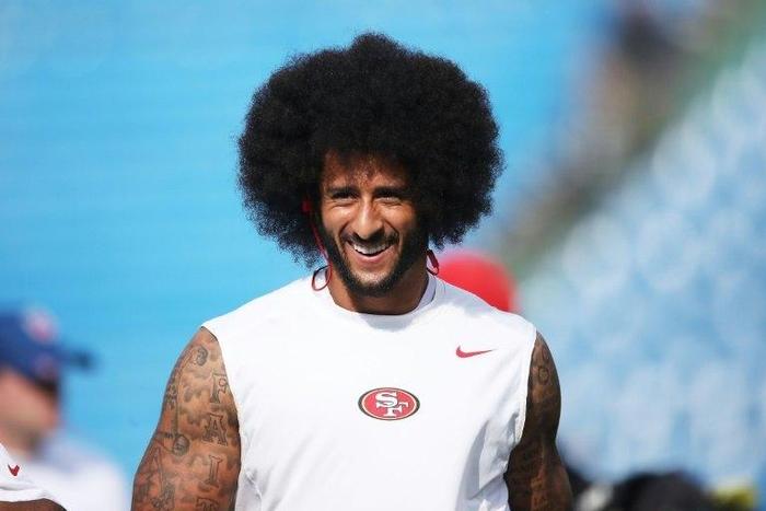Colin Kaepernick went 13 for 29 for 187 yards and a touchdown as he made his first start for the 49ers in nearly a year