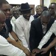 Femi Fani-Kayode with Goodluck Jonathan and other guests at the birthday