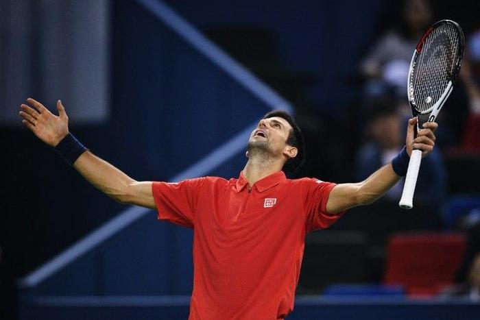 Novak Djokovic struggled against Mischa Zverev at the Shanghai Masters on October 14, 2016, finally seeing off the 110th-ranked qualifier in three sets