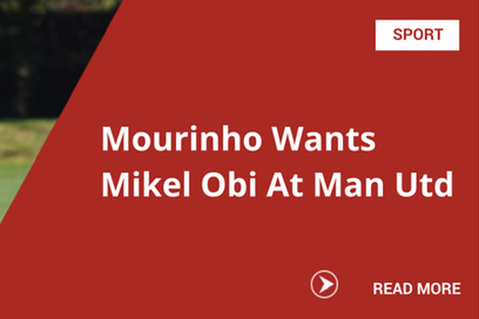 Mourinho Wants Mikel Obi At Man Utd