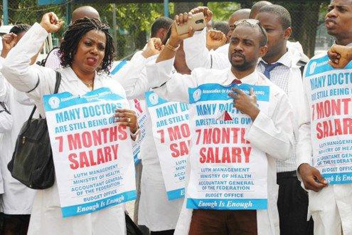 Protesting resident doctors (Illustration).