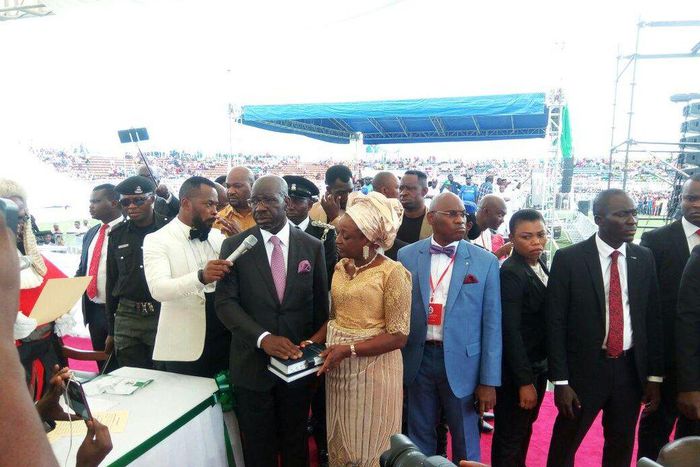 Godwin Obaseki takes oath of office in Edo State
