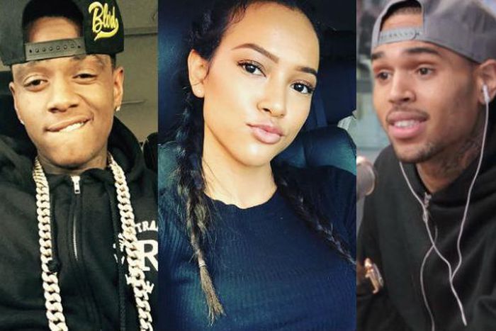 Between Chris Brown, Soulja Boy and karrueche