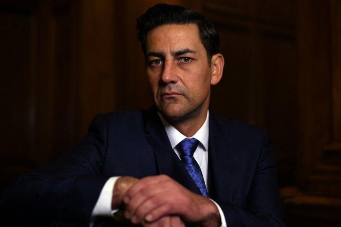 Ex-footballer Andy Woodward photographed in Manchester on December 5, 2016