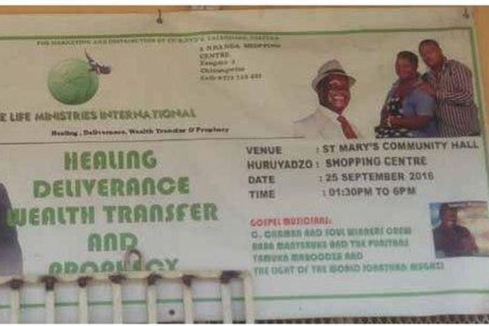 Pastor Chamba has been busted