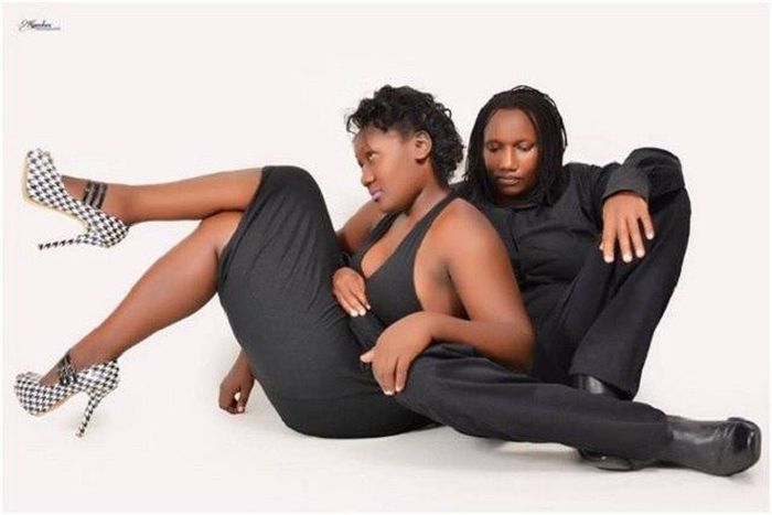 The lesbian lovers, Grammo Suspect and Timeka