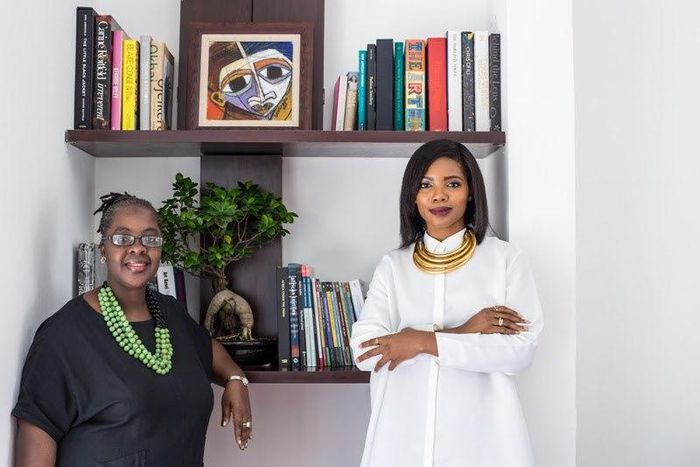 Artistic Director ART X Lagos; Bisi Silva and ART X Lagos Founder and Director of TP-Collective; Tokini Peterside.