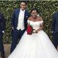 Tboy and his Bride,Yemisi, full of smiles