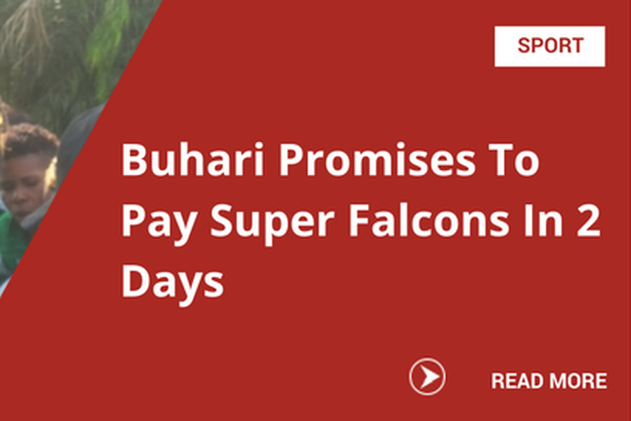 Buhari Promises To Pay Super Falcons In 2 Days